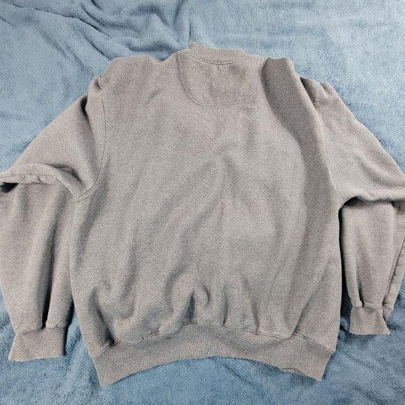 Champion Mens Large Gray Pullover Sweater Long Sleeve Casual Winter Warm - Picture 2 of 10